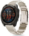 Tech-Protect Steelband szíj Garmin Fenix 5 / 6 / 6 Pro / 7 / 8 47mm / E, titanium