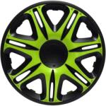 J-Tec Dísztárcsa 14" Nascar Green-Black (4 darabos garnitúra)