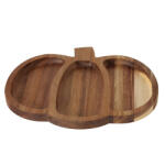 Boltze Home Collections Akácfa kínálótál 3 részes, tök forma, 25, 5x20x1, 9cm