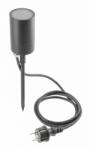 GTV OS-GRAZIEGU10-20 Kerti lámpatest GRAZIE, GU10, MAX. 20W, IP44, AC220-240V, 50-60Hz, fekete (OS-GRAZIEGU10-20)