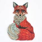 Lubiwood Ravasz róka fa puzzle (mp-cunningfox-a4)