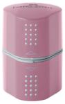 Faber-Castell Ascutitoare plastic tripla cu rezervor Faber Castell Grip 2001, rose, 183804 (FC183804)