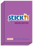 Hopax Notes autoadeziv 76 x 51 mm, 100 file, Stick'n - violet neon (HO-21208)