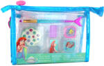 Disney Mermaid SET I. - EDT 15 ml + cosmetic brush + face gems + eye shadow 2x1g toiletry bag set