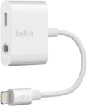 Belkin Lightning - MiniJack/Lightning Adapter Kábel 0.15m - Fehér