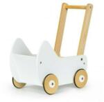 ECOTOYS Carucior pentru papusi din lemn (EDIESC-W-0173)