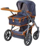 Knorrtoys Carucior pentru papusi cu maner reversibil Juna Dark Blue (63530)