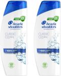 Head & Shoulders Classic Clean sampon 2x400 ml