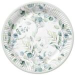 IRIS Everyday Daisy papír tányérok 22, 7 cm átmérőjű, 8db/csomag különböző színekben és mintákkal (IRIS_TD02_OG_010001) (IRIS_TD02_OG_010001)