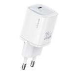 USAMS CC251TC02 30W Type-C GaN PD fehér hálózati töltő (CC251TC02)