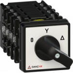 Ganz motorkapcsoló, fogantyús kézikapcsoló 20A, csillag-delta átkapcsoló IP44 (KK0-20-6009) (1AC6009AA00M40)
