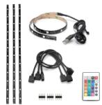 Aigostar SET 4x bandă LED RGB dimabilă 0, 5m LED/2, 5W/5V IP65 Aigostar + telecomandă (AI0220)