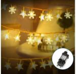 Aigostar B. V. Aigostar - LED Karácsonyi kültéri lánc 50xLED/8 funkció 8m IP44 meleg fehér B103031SK (AI1430)