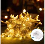 Aigostar B. V. Aigostar -LED Karácsonyi kültéri lánc 100xLED/8 funkció 3xAA 10, 3m IP44 meleg fehér B10303K1S (AI1337)