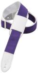Levy's M8PJG-PRP Gitárpánt gyerekeknek, szalag stílus, bõr vállrésszel, 4cm széles, 96cm hosszú, lila (M8PJG-PRP)