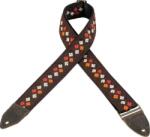 Levy's M8HTV-15 Gitárpánt, szõtt, bõr hátoldal, 5cm széles, 142cm hosszú, mintás (M8HTV-15)