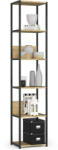 AKORD Loft Fém Polc - 6 Polcos - 40 cm (REGMETCZARARTCL4)