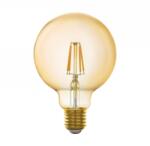 EGLO Connect. Z Zigbee 12224 G95 LED Lámpa Filament Égő - Izzószálas Hatás, 4, 9 W, E27, Meleg Fehér