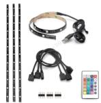 Aigostar - К-кт 4бр. LED RGB димируеми ленти 0, 5м LED/2, 5W/5V IP65 + д. у (AI0220)