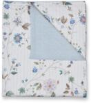 Pip Studio Покривка за легло FLORES BAILANDO 220 x 260 cm, бял, памучен перкал, Pip Studio (PIP327549)