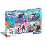 Clementoni Puzzle Supecolor 4 az 1-ben - Ariel (21533)