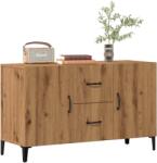 vidaXL kézműves tölgy színű szerelt fa tálalószekrény 100 x 36 x 60 cm (856905)