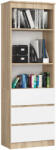 AKORD CLP Irodai Polc - 3 Fiók, 3 Polc - 60x180x35 cm (RP0PREGDABBIA005)