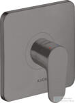 Hansgrohe AXOR Citterio M falsík alatti kád/zuhany csaptelep alaptest nélkül, szálcsiszolt fekete króm 34625340 (34625340)