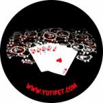 MONTANA DOG Grafikus címke XXS-S2 méretű Yutipet hámokhoz (Royal Flush zsetonokkal)