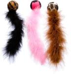 Kong Cat Wild Tails tollas labda (22.9 x 4.4 x 4.4 cm; 9.07 g)