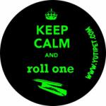 MONTANA DOG Grafikus címke XXS-S2 méretű Yutipet hámokhoz (Keep Calm and Roll One)