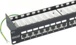 Excel Cat. 6 FTP 24 portos patchpanel, 1U, fekete EXCEL 100-013 (exc_ppCat6FTP_24p)