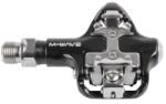  Pedál 9/16" spd clipless alu m-wave drag-r2 - crmo tengely fekete