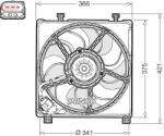 DENSO Ventilator, radiator DENSO DER32017