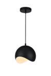 GTV OS-MAV-10-DEC Mennyezeti lámpatest MAVIA, 0931, AC220-240V, 50/60Hz, 1*E27, IP20, átmérő 20CM, egyes, fekete (OS-MAV-10-DEC)