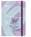 COOLPACK Stitch napló A5 méretű vonalas - Do what makes you happy (75057PTR)