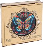 Milliwood Puzzle din lemn Milliwood de la 206 piese - Mandala, Evaziv (Mărimea M) (M-Elusive-5069) Puzzle