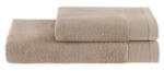 SOFT COTTON BAMBOO törölköző és fürdőlepedő ajándékszett, 2 db Bézs / Beige
