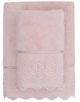 SOFT COTTON FREYA törölközőkből és fürdőlepedőkből álló ajándékcsomag, 2 db Rózsaszín / Pink