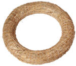  Szénával bevont szalma koszorúalap 30cm (KA8-30)