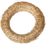  Szénával bevont szalma koszorúalap 15cm (KA8-15)