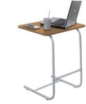 Mobikon Masa laterala DTD stejar metal alb Marone 60x40x62 cm (0000272033) Masa de cafea