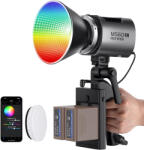 Neewer Proiector profesional LED, RGB Neewer MS60C, putere 65W, temperatura culoare 2700-6500K, baterii si incarcator incluse