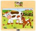 Woodyland Пъзел Woody Домашни животни - Крава и Теленце (93010-caw) - ozone
