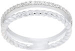 Brilio Silver Gyönyörű ezüst gyűrű cirkónium kövekkel GR044W 52 mm