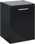 Roca Kwadro dulap 39.8x38.4x53 cm laterala pe perete negru A857974351 (A857974351)