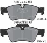 TEXTAR set placute frana, frana disc TEXTAR 2392302 (2392302)