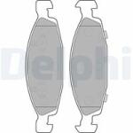 DELPHI set placute frana, frana disc DELPHI LP1557 (LP1557)