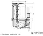 BLUE PRINT filtru combustibil BLUE PRINT ADBP230054 (ADBP230054)