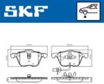 SKF set placute frana, frana disc SKF VKBP81035E (VKBP81035E)